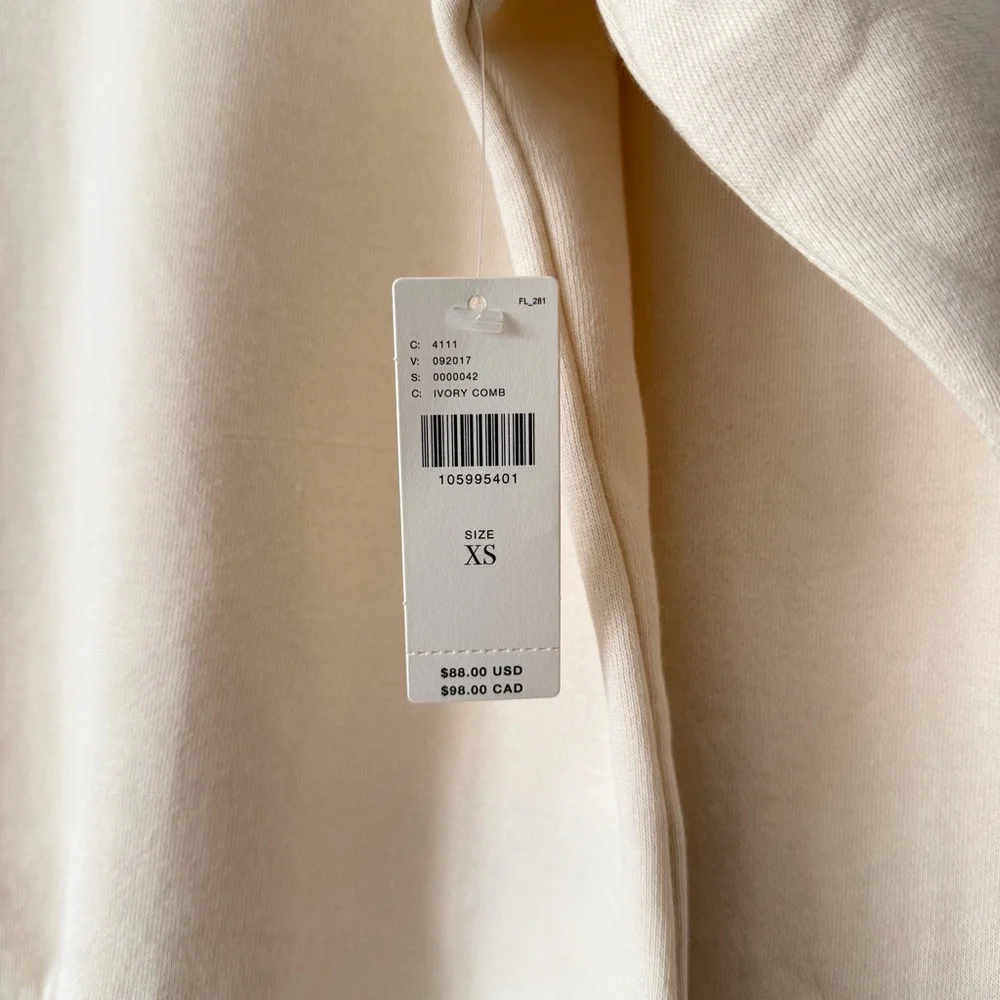 Anthropologie Cute Cream Sweatshirt with Red Embroidery - Picture 8 of 9